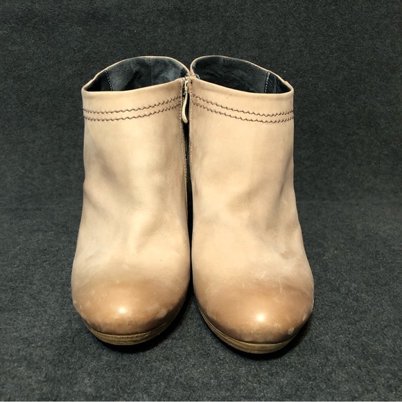 Alberto Fermani Women’s Brown Leather Almond Toe Heel Ankle Bootie Sz 41 US 10.5 - Picture 3 of 10